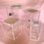 Acrylic Vivariums (Mesh Lid/Front Opening Door)